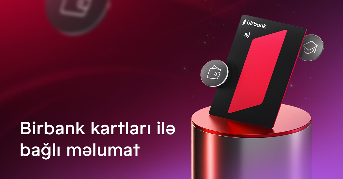 Kartlara mədaxil komissiyasızdır